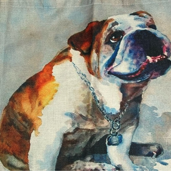 Eco-Friendly Adorable English Bulldog Folding Tote Bag - Picture 9 of 14